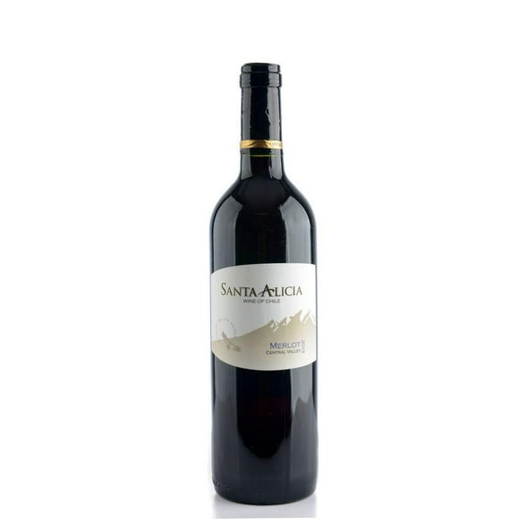 Pack de 4 Vino Tinto Santa Alicia Merlot 750 ml
