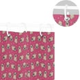 thumbnail image 5 of Cartoon Pug Dog Shower Curtain Waterproof Bathroom Fabric Shower Curtain Set with Hooks, 60x72 inches（10） Home Decor, 5 of 6