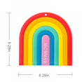 thumbnail image 2 of Rainbow Coaster Thickened Placemat Heat Insulation for Dining Table, 2 of 5