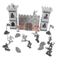 thumbnail image 3 of 21x Castle Battle Model Set Zulema Recuerdos Turísticos Accesorios para Desarrollar Imaginaciones, 3 of 8
