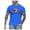 Blue, variant on Mens Tshirts USA Canada Maple Leaf Flag Print Tops Regular Fit Short Sleeve Patriotic Canada Day Casual Daily Holiday Wear Graphic Tees