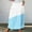Light Blue, variant on Womens Maxi Skirt Elastic Waisted Pocket Pleated Skirt Dress Summer Multicolor Trendy Ladies Loose Fit Vacation Skirt Gray M