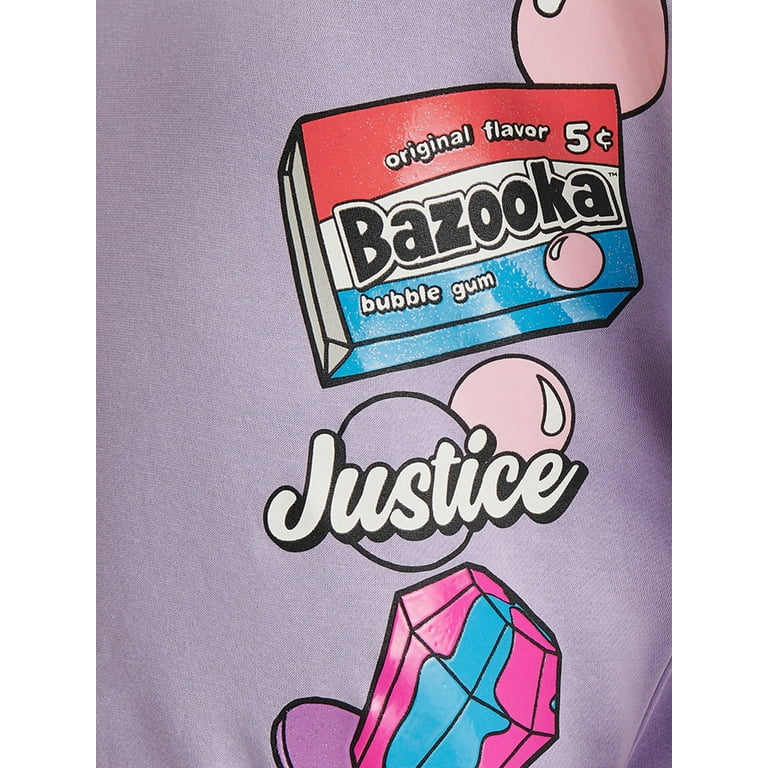 Justice Girls Ring Pop/Bazooka Collab Crew, Sizes XS-XLP
