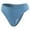 Blue, variant on Thongs for Women Womens High Waisted Bikini Underwear Smooth Hipster Underwear Breathable Ladies Seamless Thongs for Women Black M