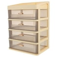 thumbnail image 4 of Organizador de escritorio con cajones Cajón de almacenamiento de escritorio Cajón de varios niveles Soporte de papelería, 4 of 6