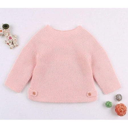 

Baby Toddler Girl Winter Warm Sweater Cardigan Pullover