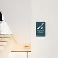 thumbnail image 5 of ADA CENTRAL SIGNS - 6" X9" Stairs Sign - ADA Compliant Tactile Graphics Grade 2 Braille Text Wall Sign | Fire Safety Emergency Exits, Stairwell Signs for Malls, Offices, Schools, and Restaurants, 5 of 7