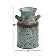 thumbnail image 3 of Deco 79 93993 Metal Galvanized Milk Can 8"W, 12"H -, 3 of 13