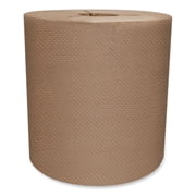 Morcon Paper 400RY 1-Ply 8 in. x 800 ft. Y-Notch Morsoft Controlled Towels - Kraft (6/Carton)