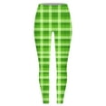 thumbnail image 5 of QATAINLAV Gym Leggings for Women 2025 St Patricks Day Shamrock Clover Print Yoga Pants Casual High Waisted Tummy Control Stretchy Tight Leggings Mothers Day Gifts Green XL, 5 of 6