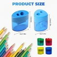 thumbnail image 4 of 12Pcs Double Hole Pencil Sharpener for 8MM-11MM Wood Pencil SketchING Pencil, 4 of 10