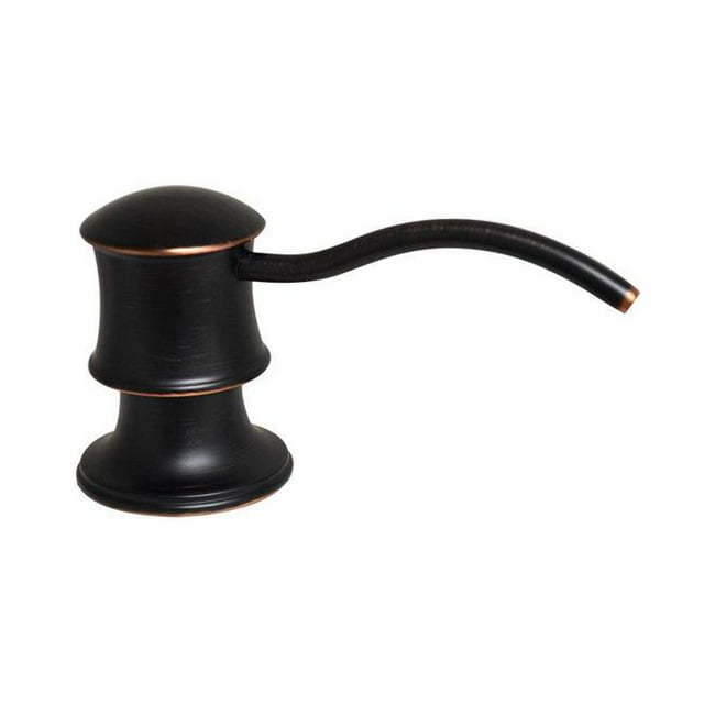 Whitehaus Collection WHSD45N-ORBH Solid Brass Soap & Lotion Dispenser - Oil Rubbed Bronze Highlight