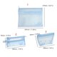 thumbnail image 3 of Double Layered Fabric Pencil Case High Capacity Document Organiser Travel Makeup Tool Storage Bag For Women Student White, 3 of 4