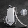 thumbnail image 1 of 2 Pcs Roues de Porte Coulissante en Acier Inoxydable pour une Utilisation Fluide dans la Garde-Robe, 1 of 5