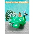 thumbnail image 2 of Flotador inflable para piscina JOYIN Peacock Giant Ride-on para 2 personas, 2 of 7