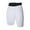 white, variant on Active Tights Fitness Cycling Running Performance Athletic Workout Compression Shorts Basketball Legging Men Spandex Sport Shorts BLACK L