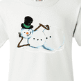 thumbnail image 4 of Inktastic Sassy Snowman in Top Hat Youth T-Shirt, 4 of 5