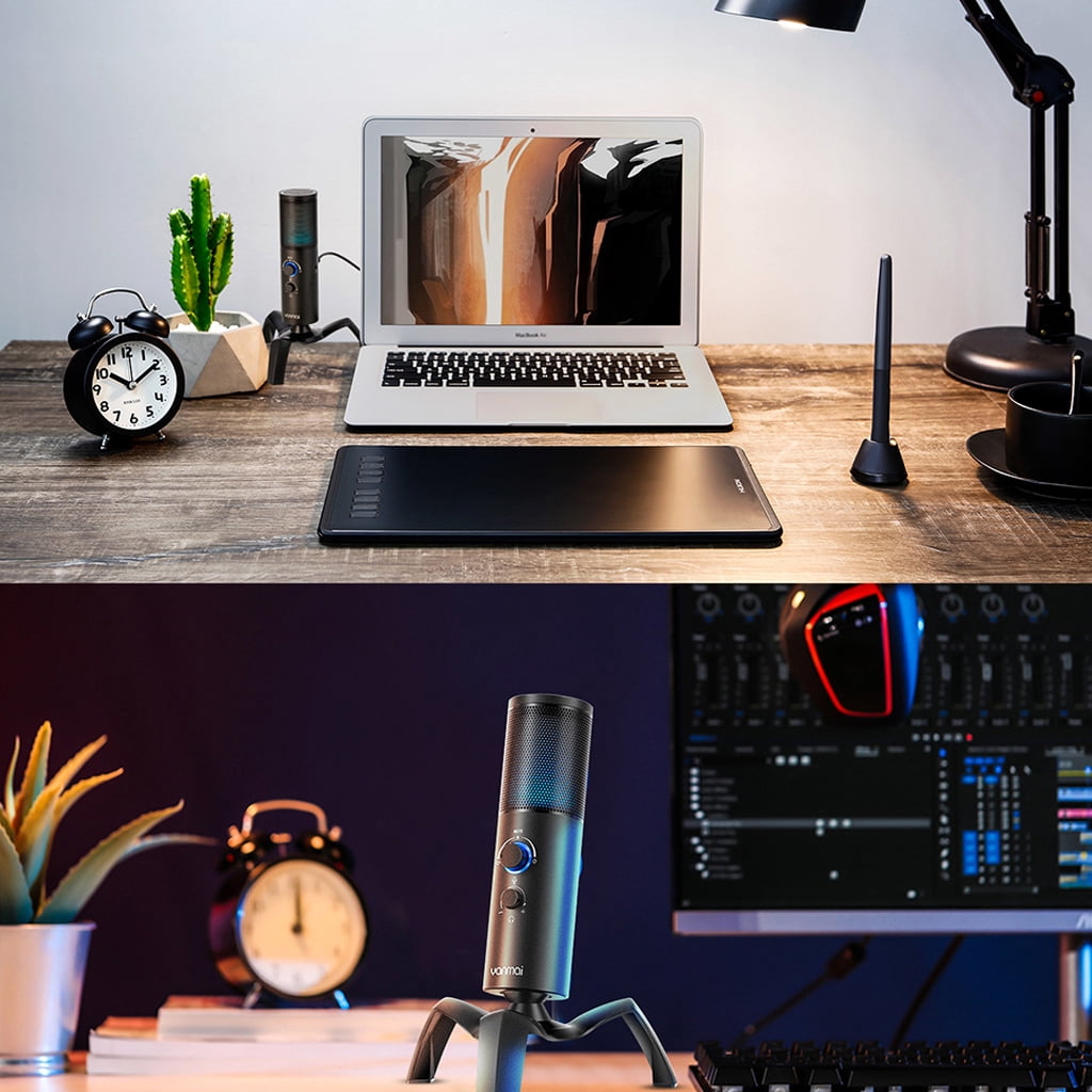BQBQERT Microphone Perfect for Vlogging Equipments Type-C Port Used as Player and Recorder Sound Mic