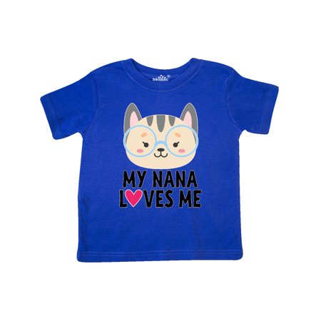 

Inktastic Nana Loves Me Grandchild Gift Toddler Toddler Girl T-Shirt