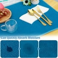 thumbnail image 5 of 2Pcs Dish Drying Mat for Kitchen Counter 24 x 17 Inch Absorbent Microfiber Dishes Drainer Mats Kitchen Dish Drying Mat Absorbent Draining Mats Washable Dish Drain Pad for Countertop Rack Under Sink, 5 of 9