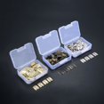 thumbnail image 4 of 100 unids 18 * 16 mm Gabinete Muebles de muebles Bisagras Cajas de Decorativo Butt Bisagra Muebles de accesorios + Tornillos + Caja de almacenamiento, 4 of 7