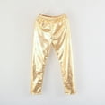 thumbnail image 4 of Leggings Brillants Effet Mouillé pour Filles Collants Sans Pieds Métalliques Liquides pour Danse Pantalons, 4 of 8