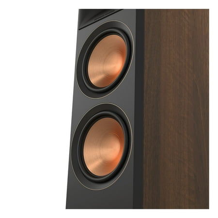 Klipsch - Reference Premiere Dual 6.5" 500-Watt Passive 2-Way Floor Speaker (Each) - Walnut