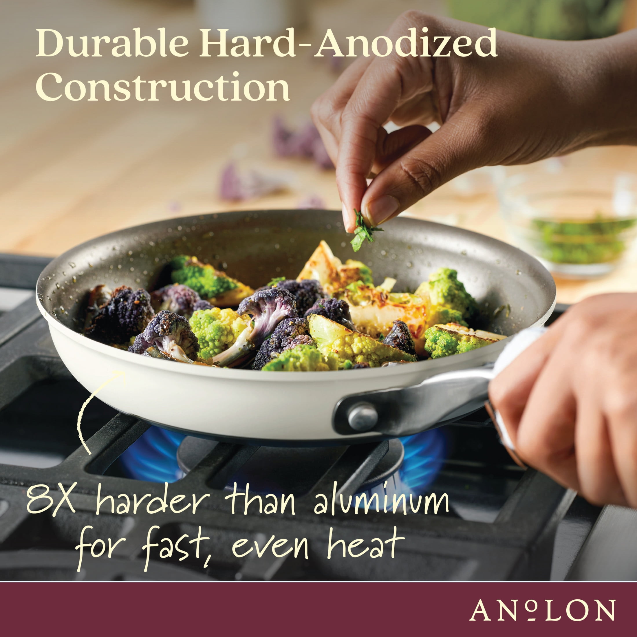 12-Inch Hard Anodized Nonstick Frying Pan – Anolon
