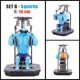 thumbnail image 1 of Figuras de acción de Pokémon de 18 cm para gimnasio, dibujos animados de Fitness, hombre musculoso, Charmander, Bulbasuar, Squirtle, modelo de ajuste, figuras de anime, juguetes, 1 of 5