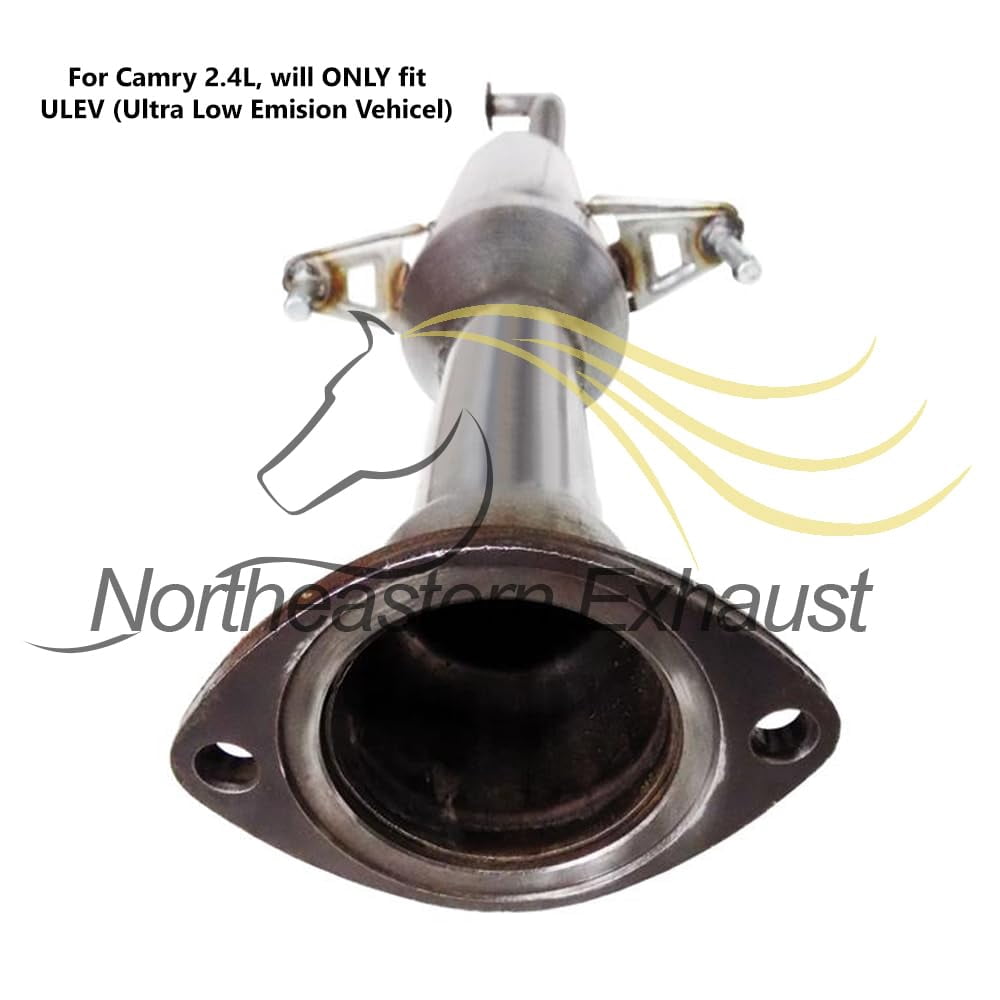 Stainless Steel Resonator & Muffler Exhaust System Kit fits 2004–2006 Lexus ES330 3.3L – Direct Fit