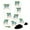 67 Sock 10# White, variant on WAYUTE Boys Socks Colorful 6 7 Print Soft Ankle Boot Socks For Children And Kids Grip Character Designs Six Seven Funny Socks