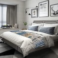 thumbnail image 4 of Flannel Fleece Bed Blanket to My Son from Mom Throw Blanket Lightweight Cozy for Bedroom All Season Sofa Decor Gift 50x60, 4 of 6