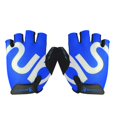 thumbnail image 3 of Naiovety BOODUN Fshion Guantes de ciclismo Gel Bicicleta Carreras Deporte Carretera Montaña Medio dedo Transpirable Fitness Mitten Guantes de ciclismo Ciclismo Azul XL Naiovety HW4060-06, 3 of 5