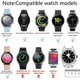 thumbnail image 6 of Homaful Compatible with Samsung Galaxy Watch 3 41mm/Active 2 40mm 44mm/Active/ Galaxy Watch 42mm Bands,20mm Stainless Steel Mesh Loop Replacement Wristband Strap Bracelet for Women Men, 6 of 7