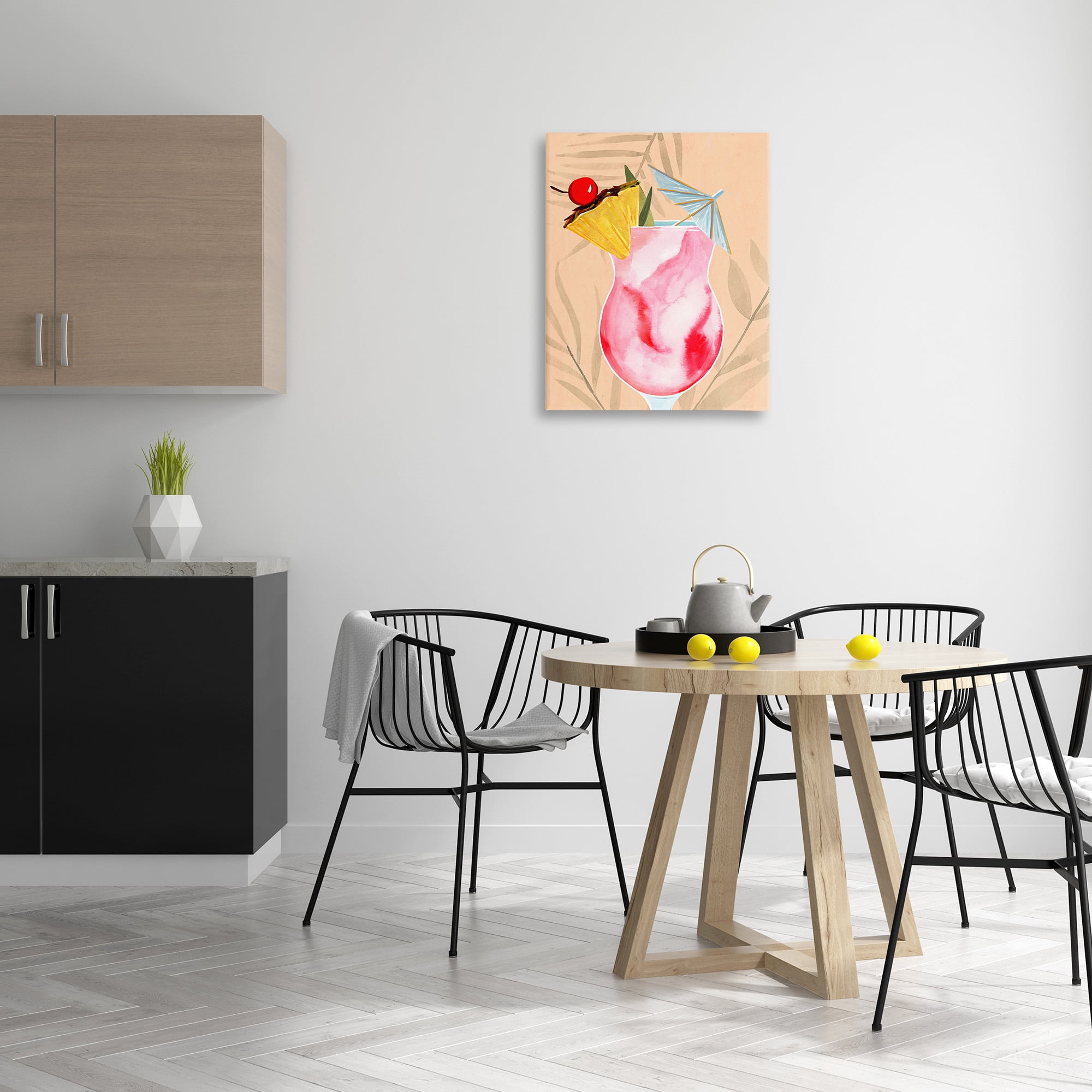 Stupell Industries Fruity Cocktail Drink Food & Beverage Painting Gallery Wrapped Canvas Art Print Wall Art, 24 x 30