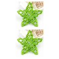 thumbnail image 1 of Ounissouiy Decoración Adornos Navidad/Birthday&home Bricolaje Ratán Star Precioso 5PCS 6CM Type4 NO4 Ounissouiy CBP019206, 1 of 5