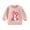 Pink, variant on Bagilaanoe Toddler Baby Girl Casual Sweatshirt Long Sleeve Embroidery  Pullover 6M 12M 18M 24M 3T Kids Spring Loose Tee Tops