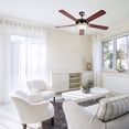 thumbnail image 6 of Design House Eastport 52 in. Satin Nickel Ceiling Fan, 6 of 17