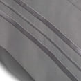 thumbnail image 3 of Microfiber Pillowcases Pack of 2 - Pillowcase Wrinkle, Fade, Stain Resistant -Hypoallergenic (King,Gray) By Lux Decor Collection, 3 of 6
