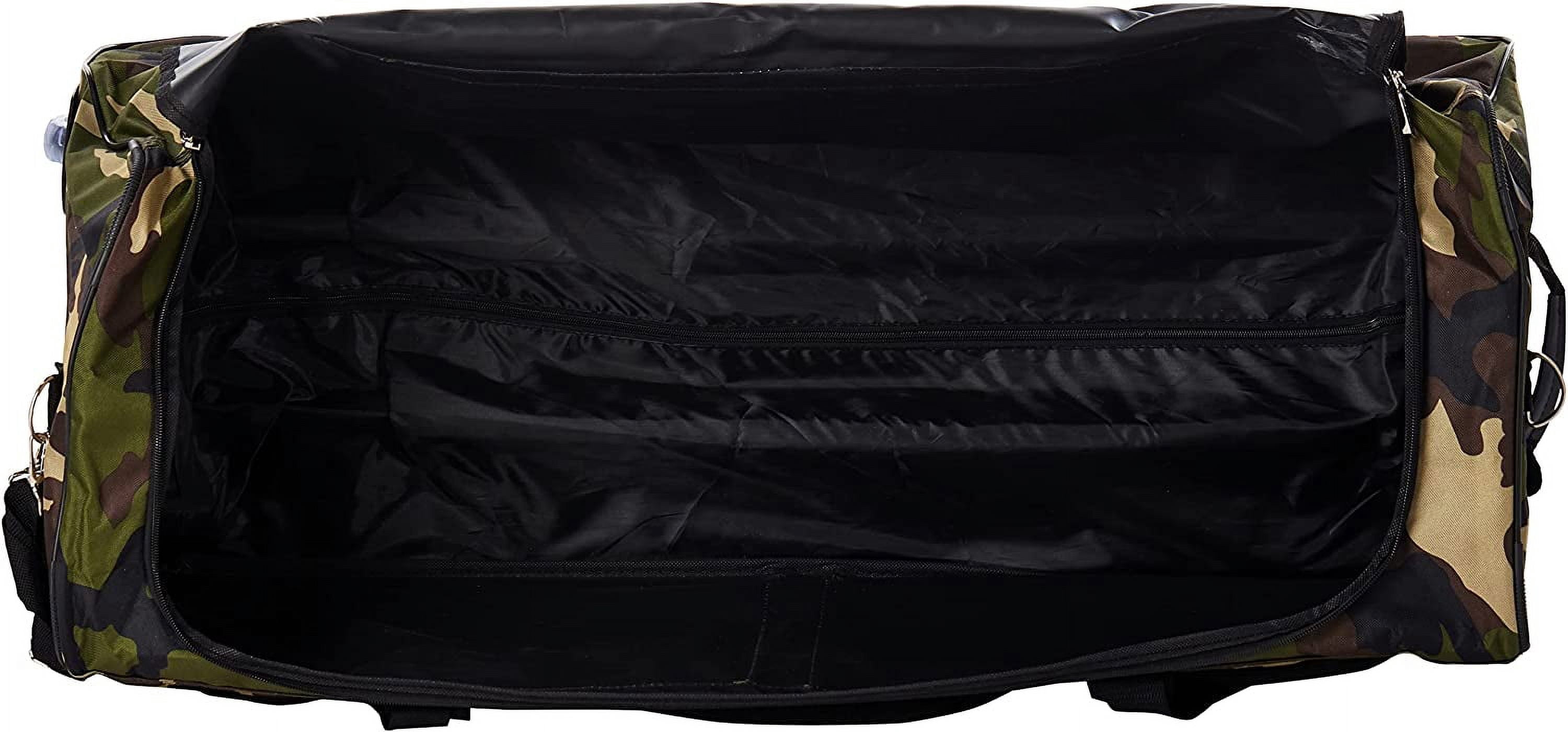 Rockland Adult 30 inch Soft-Shell Travel Duffel Bags Rolling Duffle, Green