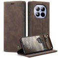 thumbnail image 3 of Funda FOXDOCK cartera de cuero retro para FOXDOCK Redmi Note 15 Pro 4G – Resistente a golpes, ranuras para tarjetas – Marrón, 3 of 5