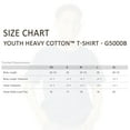 thumbnail image 3 of Gildan Youth Heavy Cotton Short Sleeve T-Shirt Craft and DIY Crew Tees (Electric Green, M), 3 of 8