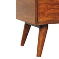 thumbnail image 2 of Half - Round Bedside | Ideal Bedroom Storage with Drawer | Solid Mango Wood Build | Rounded Top Design, 2 of 6