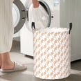 thumbnail image 5 of Sikiie Hand Drawn Snake Print Round Dirty Clothes Basket, Waterproof Standing Foldable Storage Basket, for Laundry Room, Bedroom, Bathroom Storage-Small, 5 of 6