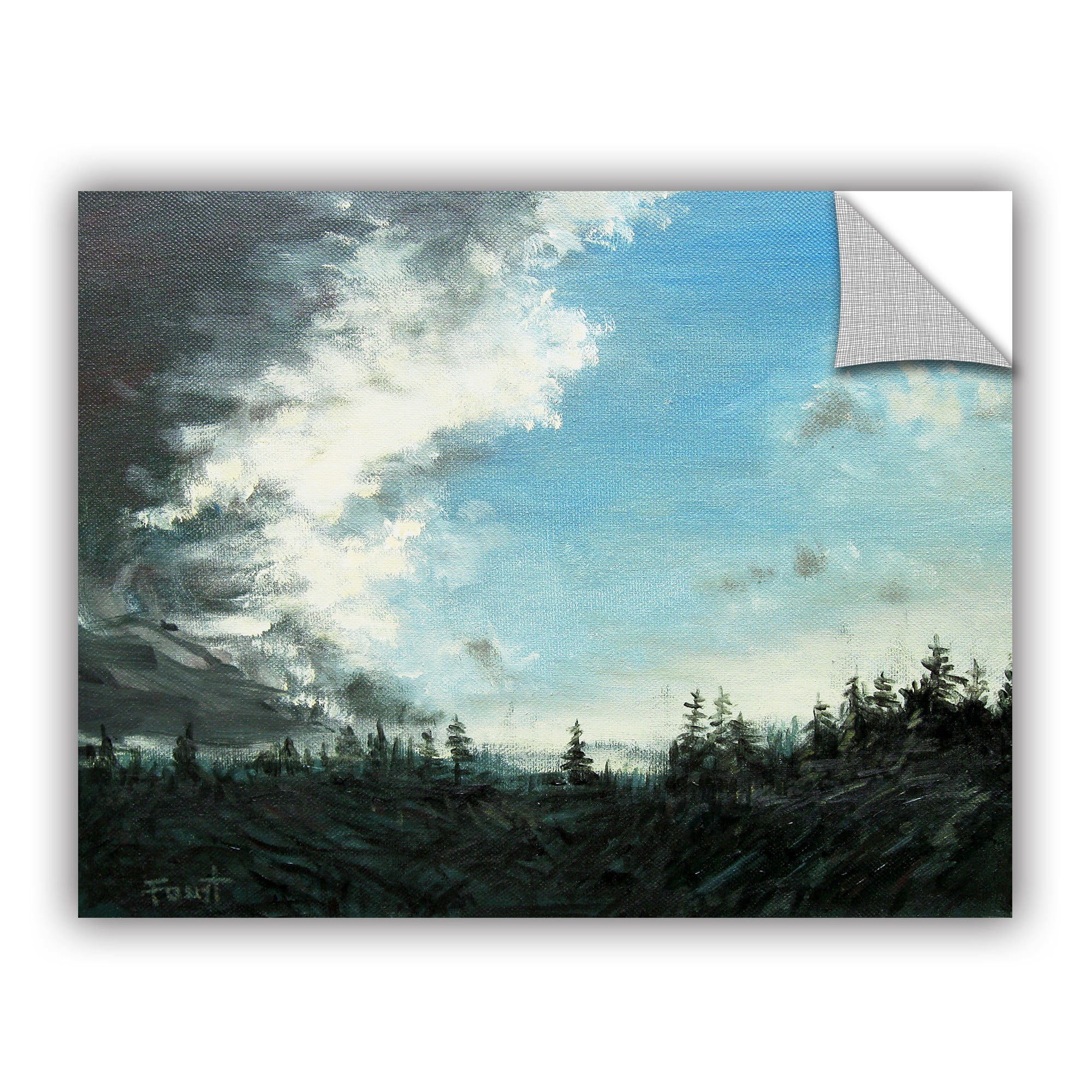 ArtAppealz Gene Foust "Gloom" Removable Wall Art
