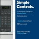 thumbnail image 5 of GE GCST07N1WBB Horno microondas, 700 vatios, 6 configuraciones de cocción automática, elementos esenciales de cocina para la encimera, dormitorio o apartamento, tecnología de bloqueo para niños 0.7 pi, 5 of 5