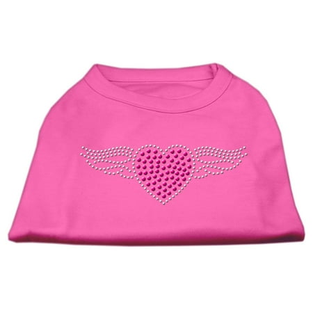 Aviator Rhinestone Shirt Bright Pink L (14)