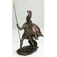 thumbnail image 5 of 13" Mars God of War Greek Mythology Sword  Spear Statue Sculpture Bronze Finish, 5 of 5