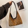thumbnail image 4 of Hobo Bag Tote Underarm Mujer Gamuza PU Cuero S Bolsos Gran Capacidad, 4 of 9