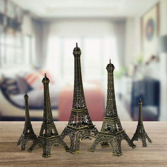 WHAMVOX  9 Pcs Eiffel Tower Desk Decor Mini Centerpiece Decorative Statue